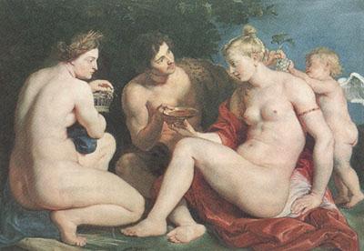 Peter Paul Rubens Venus,Ceres and Baccbus (mk01) oil painting picture